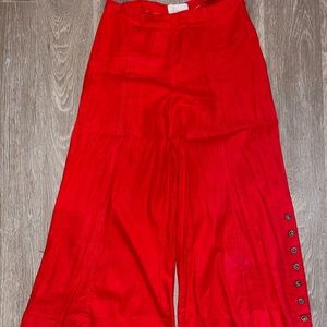 Cropped wide leg Maeve pants